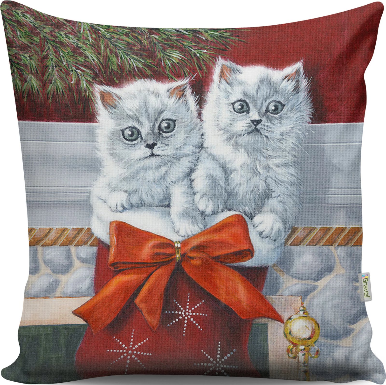 Jastëk dekorativ Evila Originals, shumëngjyrësh, A13063, 43x43cm