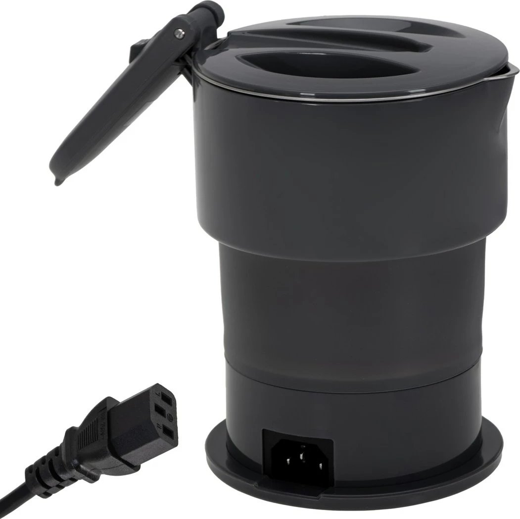 Ibrik elektrik Adler AD 1377g, silikon, 0.6L, Gri