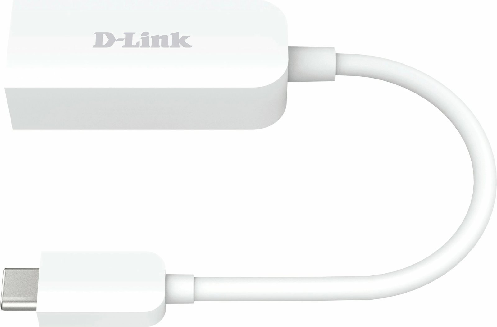 Adapter D-Link USB-C në Ethernet 2.5G DUB-E250, i bardhë