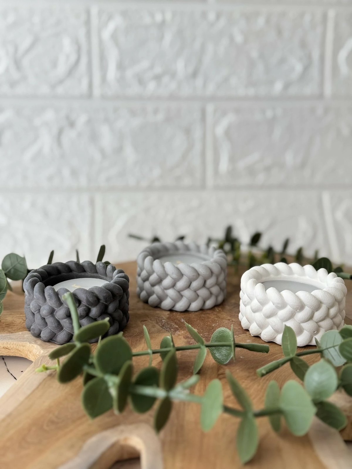 Set qirinjsh (3 copë), Evila Originals, Glamour Candle 6S