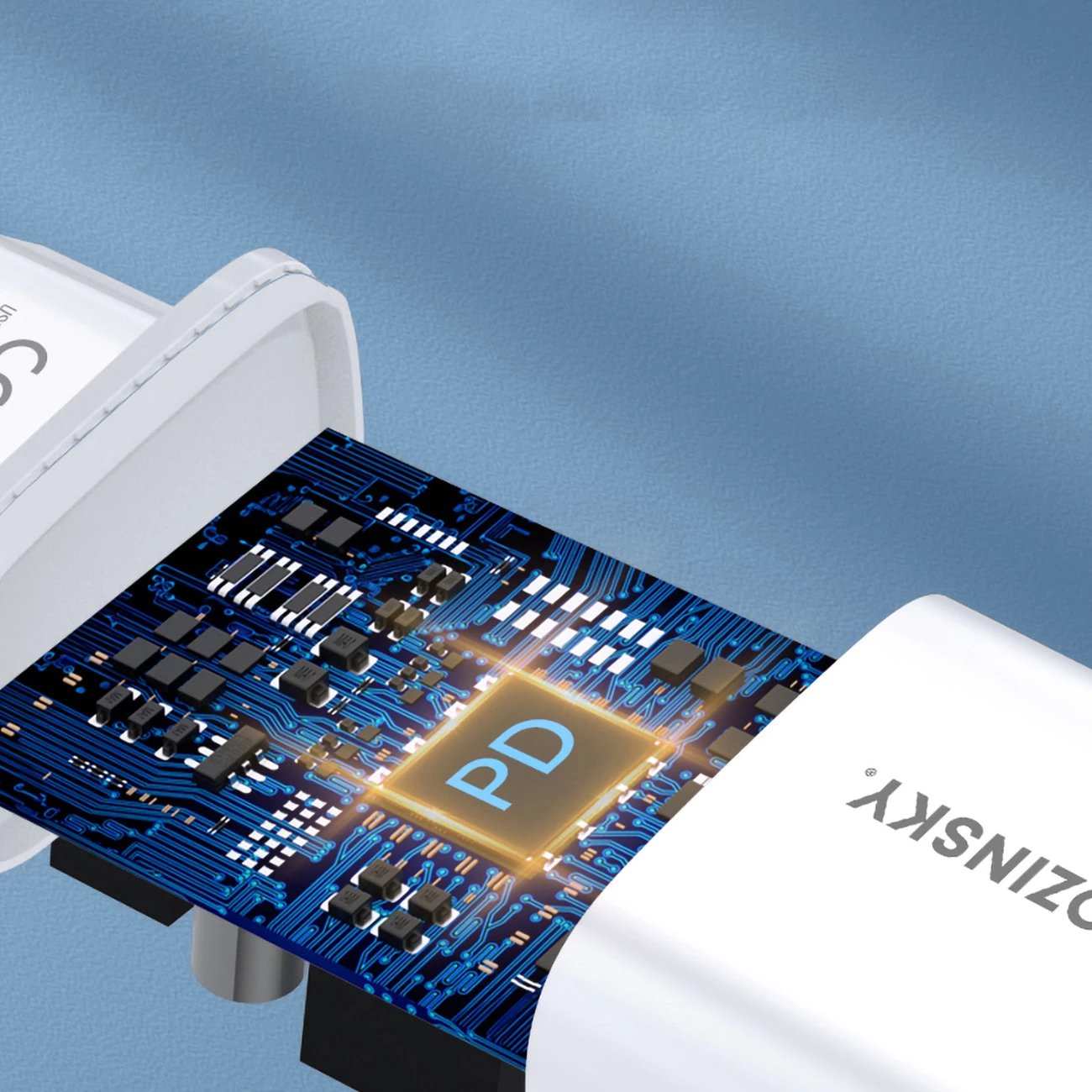 Karikues muri Wozinsky WGWCCW, 20W, USB-C, i bardhë Karikues muri Wozinsky WGWCCW, 20W, USB-C, i bardhë