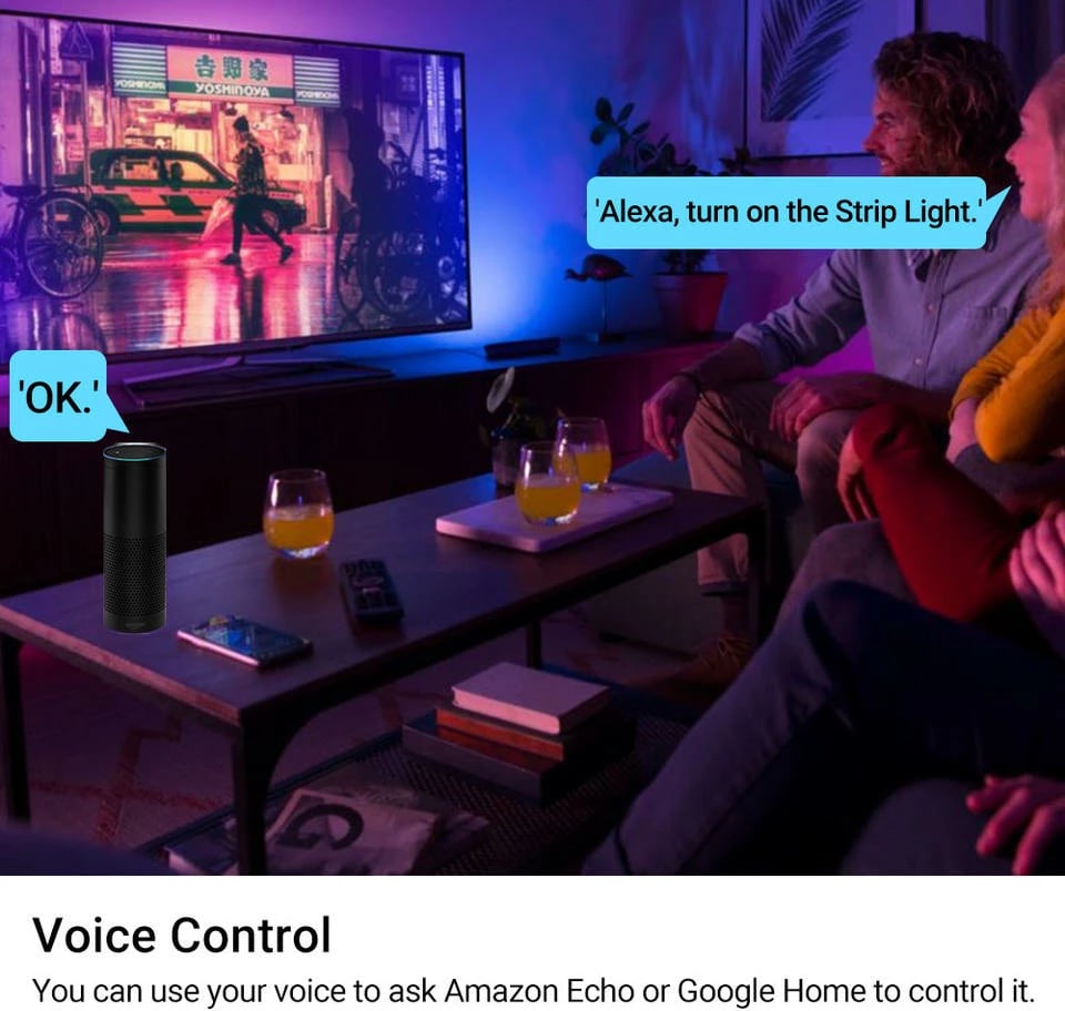 Drita Led SONIT RGBIC 2 Neon-WIFI (Bardhë, 5M 450LED)