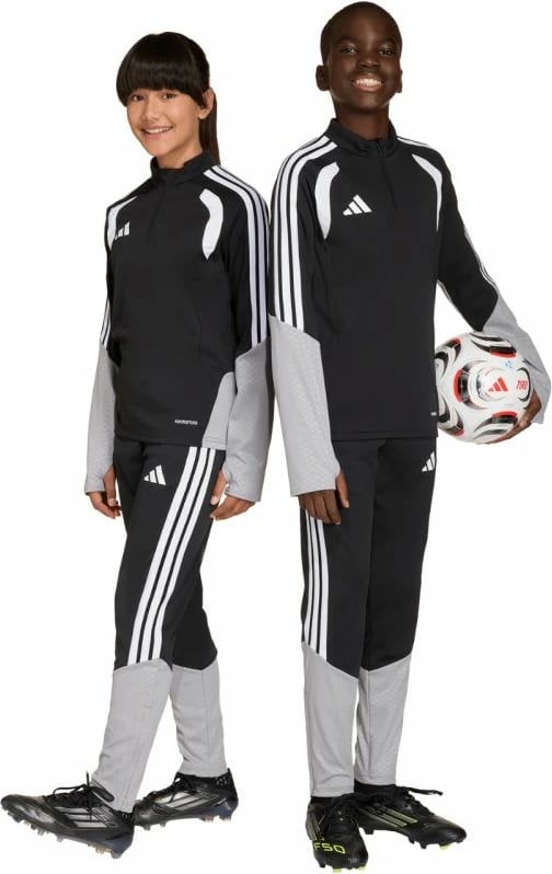 Pantallona sportive për fëmijë adidas, të zeza