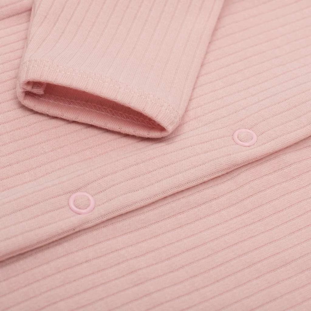 kombinezon bebe, New Baby, Practical, 100% pambuk, me kopsa me presion, madhësia 86 (12-18m), rozë