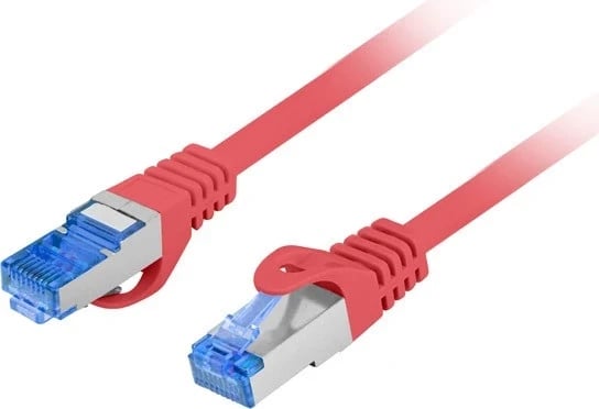 Kabllo rrjeti Lanberg Patchcord, CAT.6A S / FTP, 5m, e kuqe
