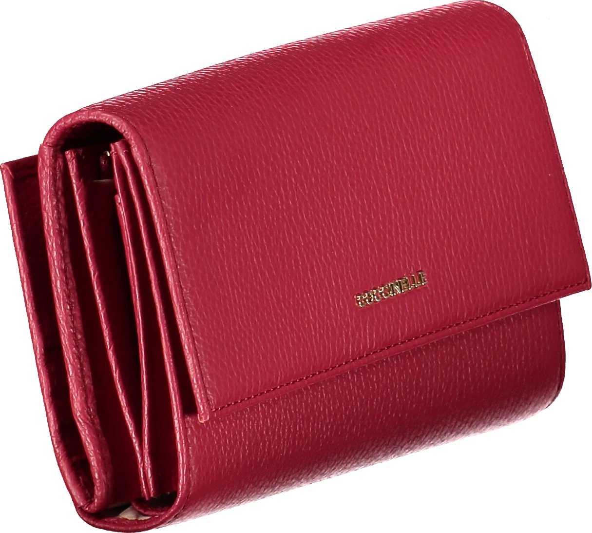 Portofol për femra COCCINELLE Metallic Soft, i kuq