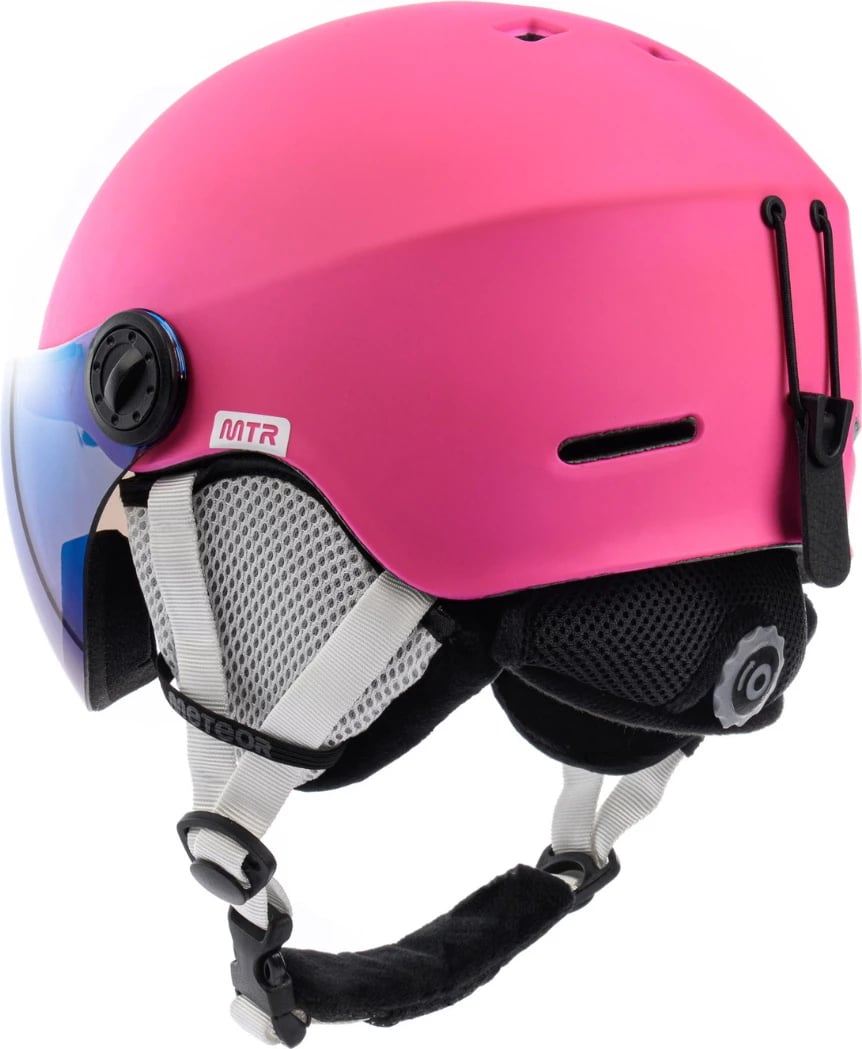 Helmetë skijimi Meteor unisex, rozë
