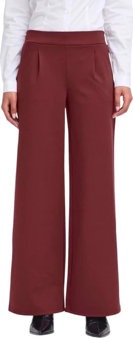 Pantallona femra Ichi bordeaux