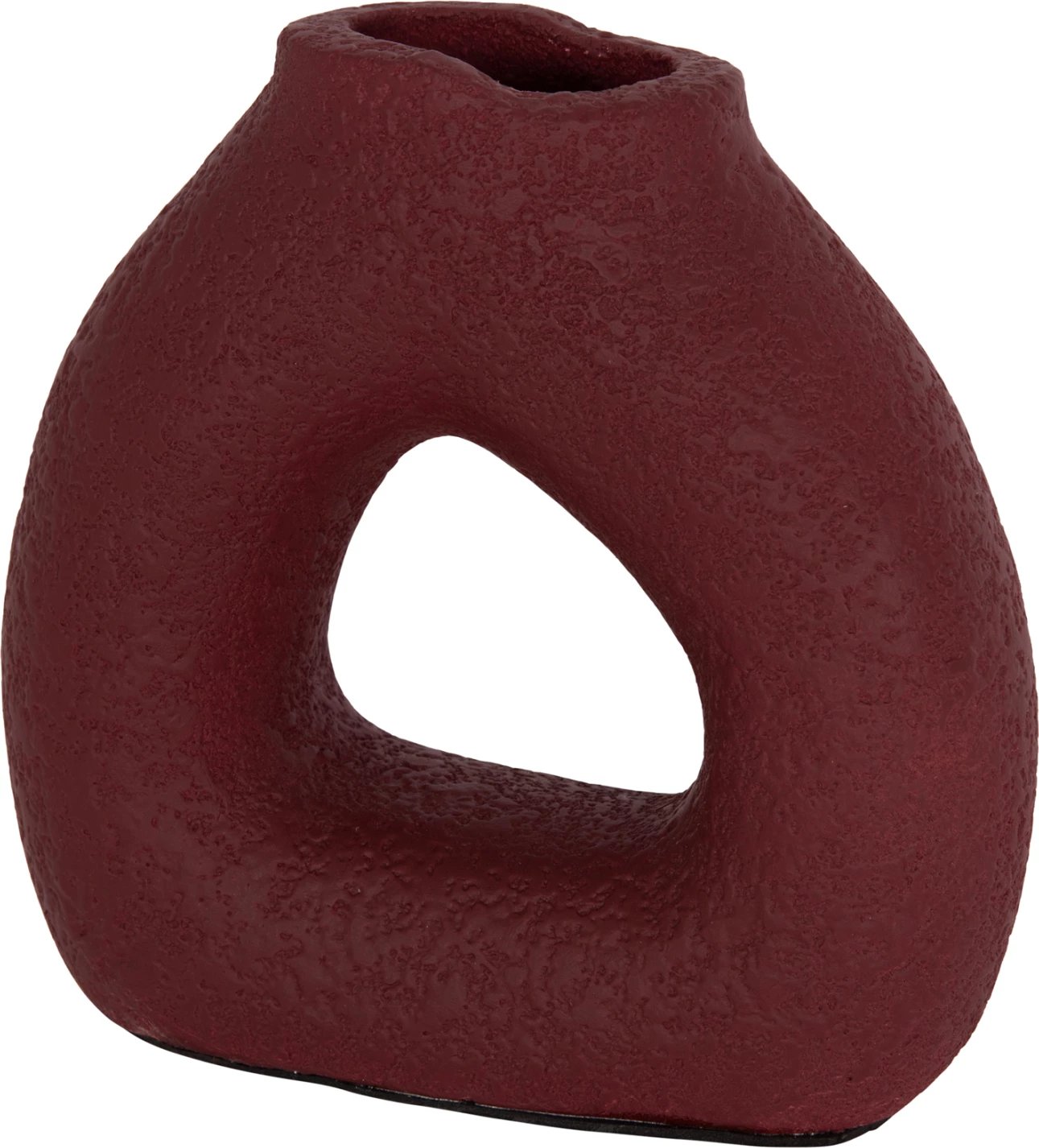 Vazo dekorative tavoline DECANT, terrakotë, ngjyrë e kuqe e errët, FH4667.06S, 17.5x6.5x17cm