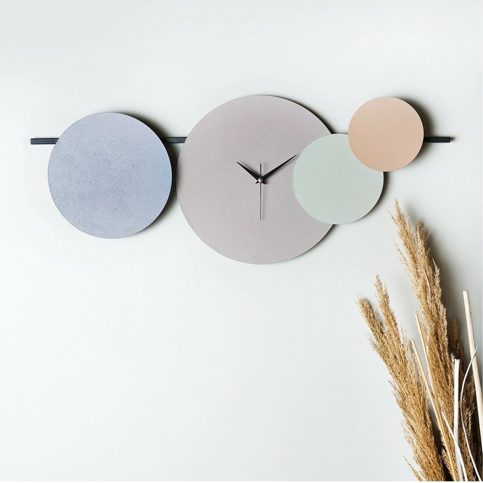 Orë muri dekorative metalike Wallity, Maxico, blu, 75x30cm