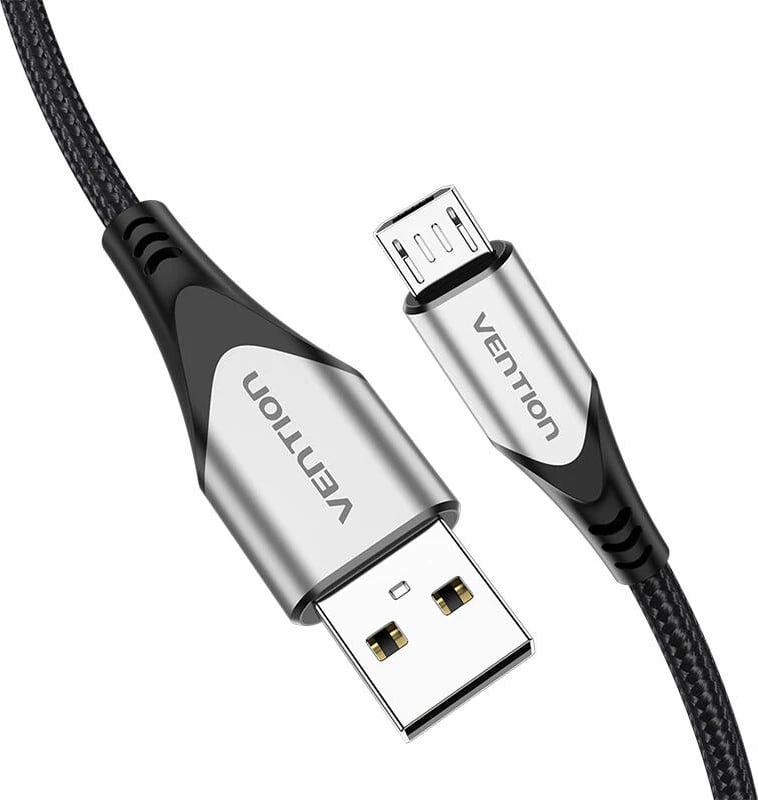 Kabllo USB 2.0 në Micro USB Vention COAHD, 0.5m, Gri