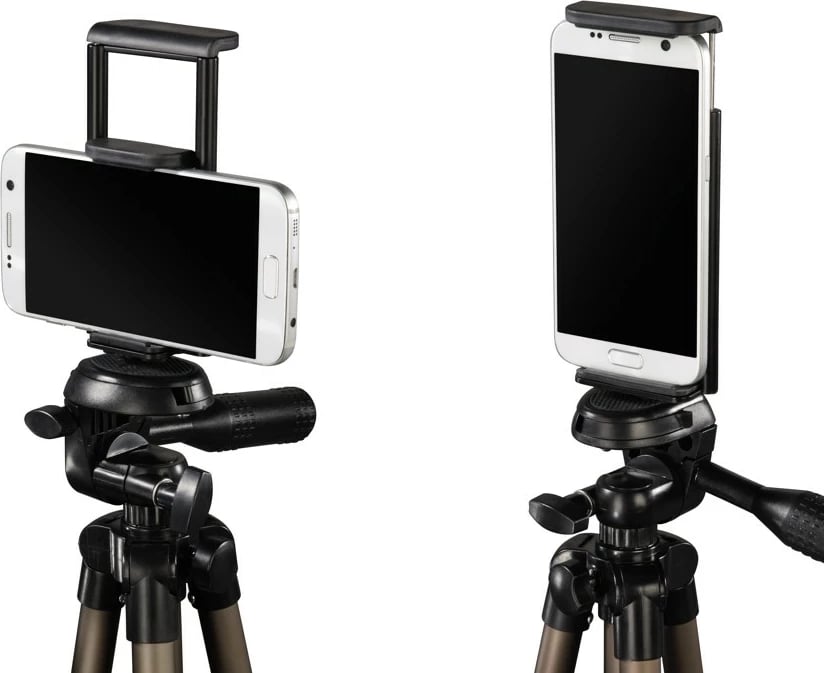 Stativ Hama 106D për smartphone/tablet, alumini, bezhë