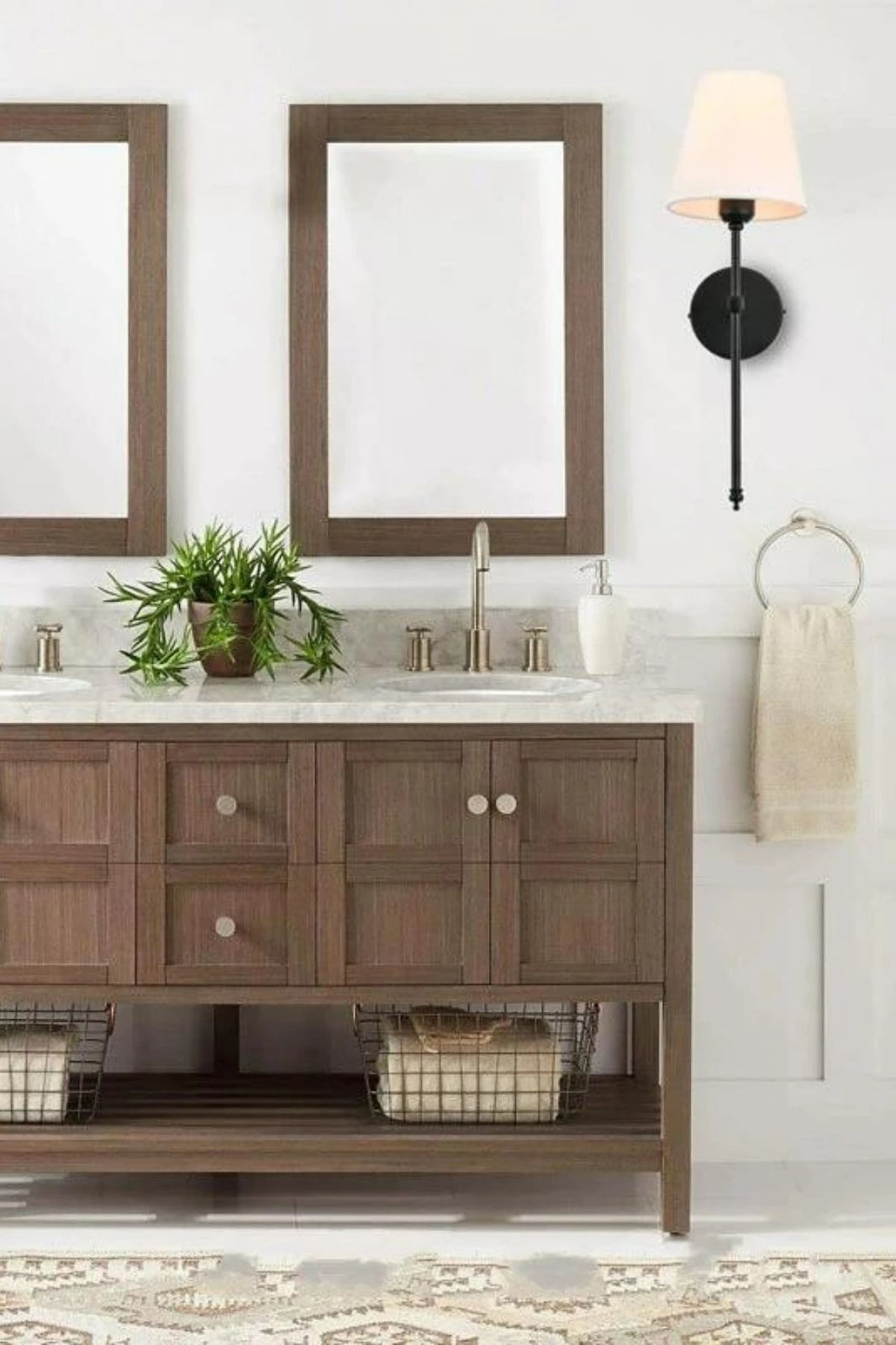 Llambë muri Opviq, Dawin - 8876-2P, e zezë dhe krem, kapak tekstili Llambë muri Opviq, Dawin - 8876-2P, e zezë dhe krem, kapak tekstili