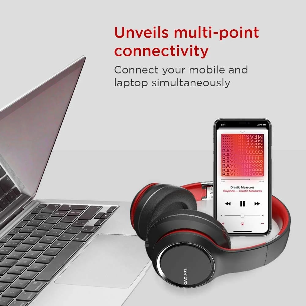 Dëgjuese Lenovo HD200, të zeza