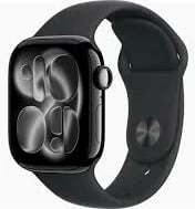 Smartwatch Apple Watch Series 11 GPS + Cellular 46mm, kasë titan Gold, rrip sport Light Blush, S/M dhe M