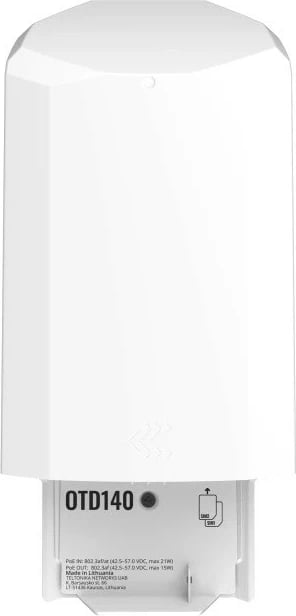 Router outdoor TELTONIKA OTD140, 4G (Cat 4), Dual SIM, PoE, i bardhë