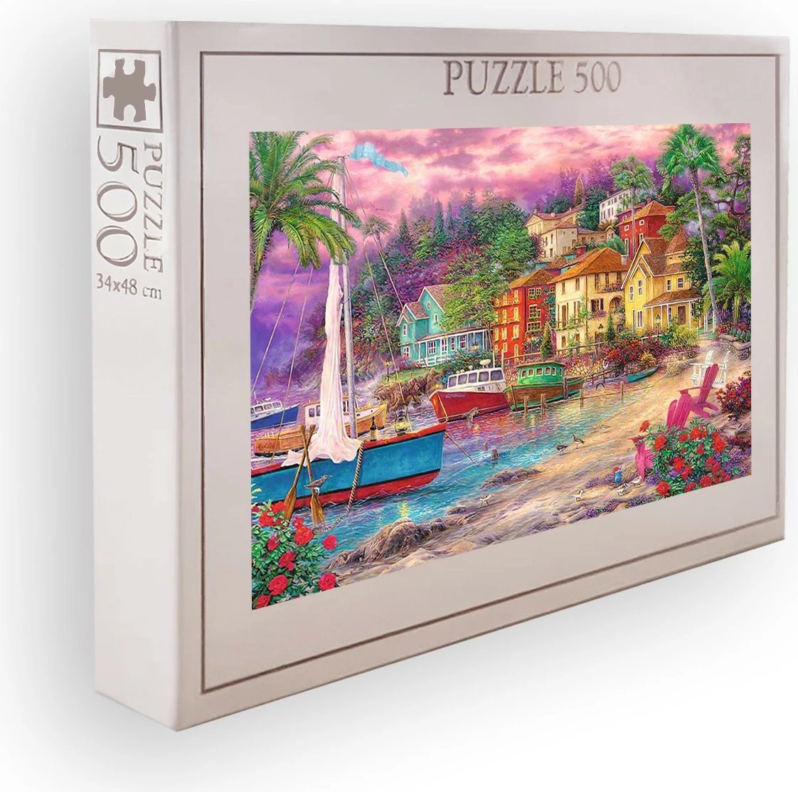 Puzzle 500 copa, Evila Originals, shumëngjyrësh, PZL_054_500