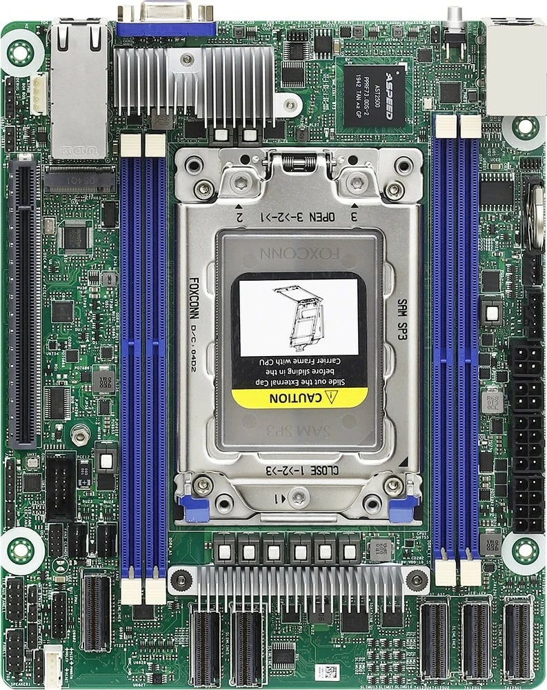 Pllakë amë ASRock ROMED4ID-2T, mini ITX, Socket SP3, për AMD EPYC