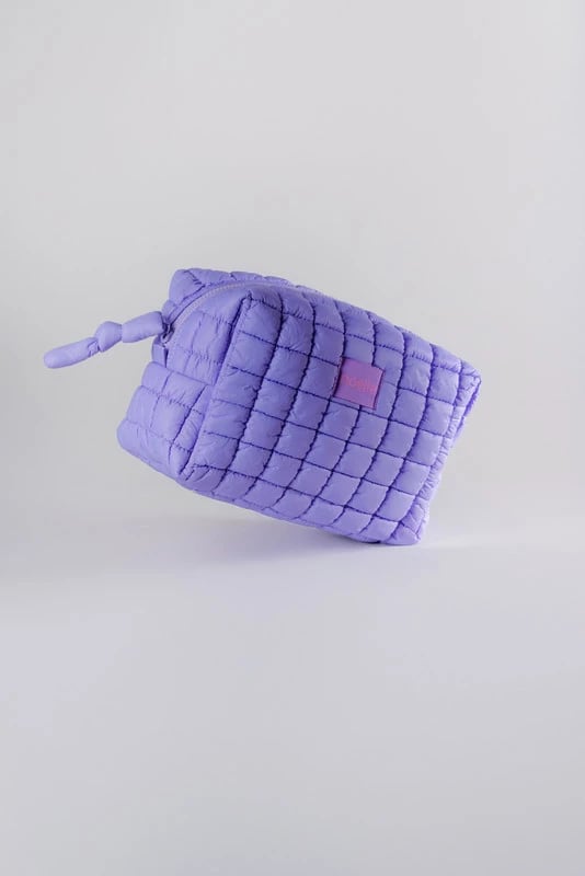 Noelle Cosmetic Bag Bubble Pouch Purple - big