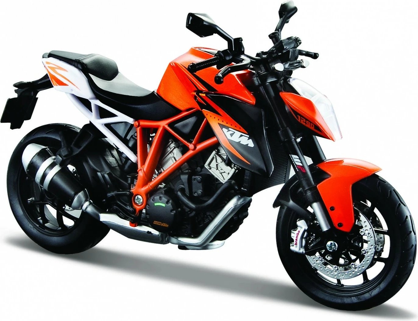 Model motor Maisto KTM 1290 Super Duke R 1:12, Metal, Kuqe/Zeze