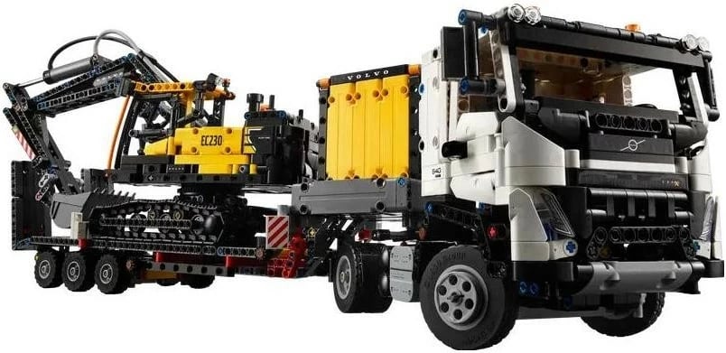 Konstrukt LEGO Technic 42175 Volvo FMX dhe EC230 Electric