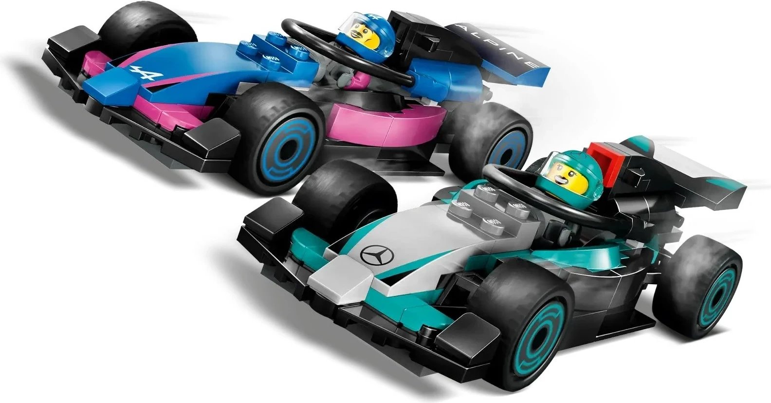 Set LEGO City 60444, Garazh F1 & Vetura Mercedes-AMG & Alpine