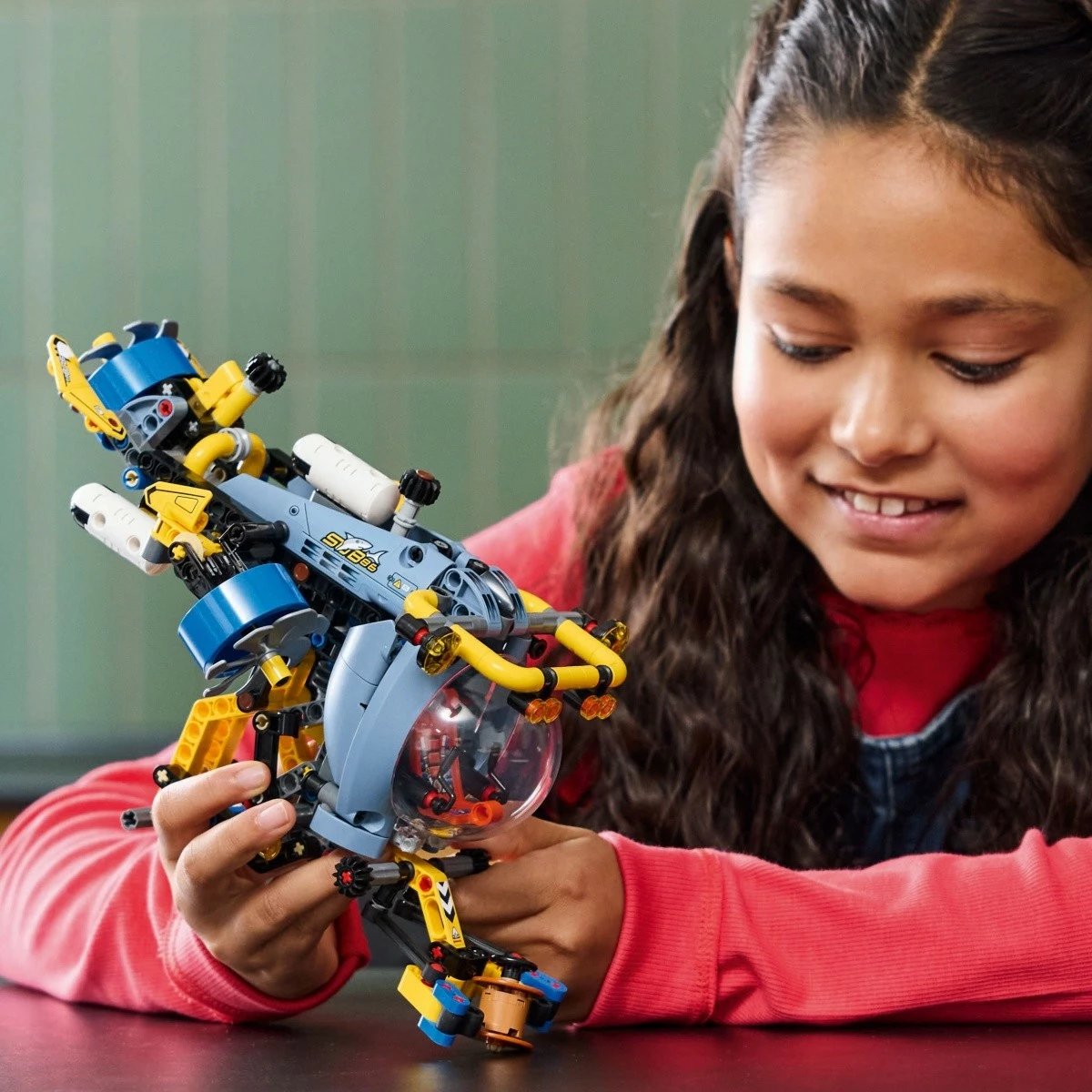 Set ndërtimi LEGO Technic 42201 Nëndetëse kërkimore, 413 pjesë, për fëmijë 9+