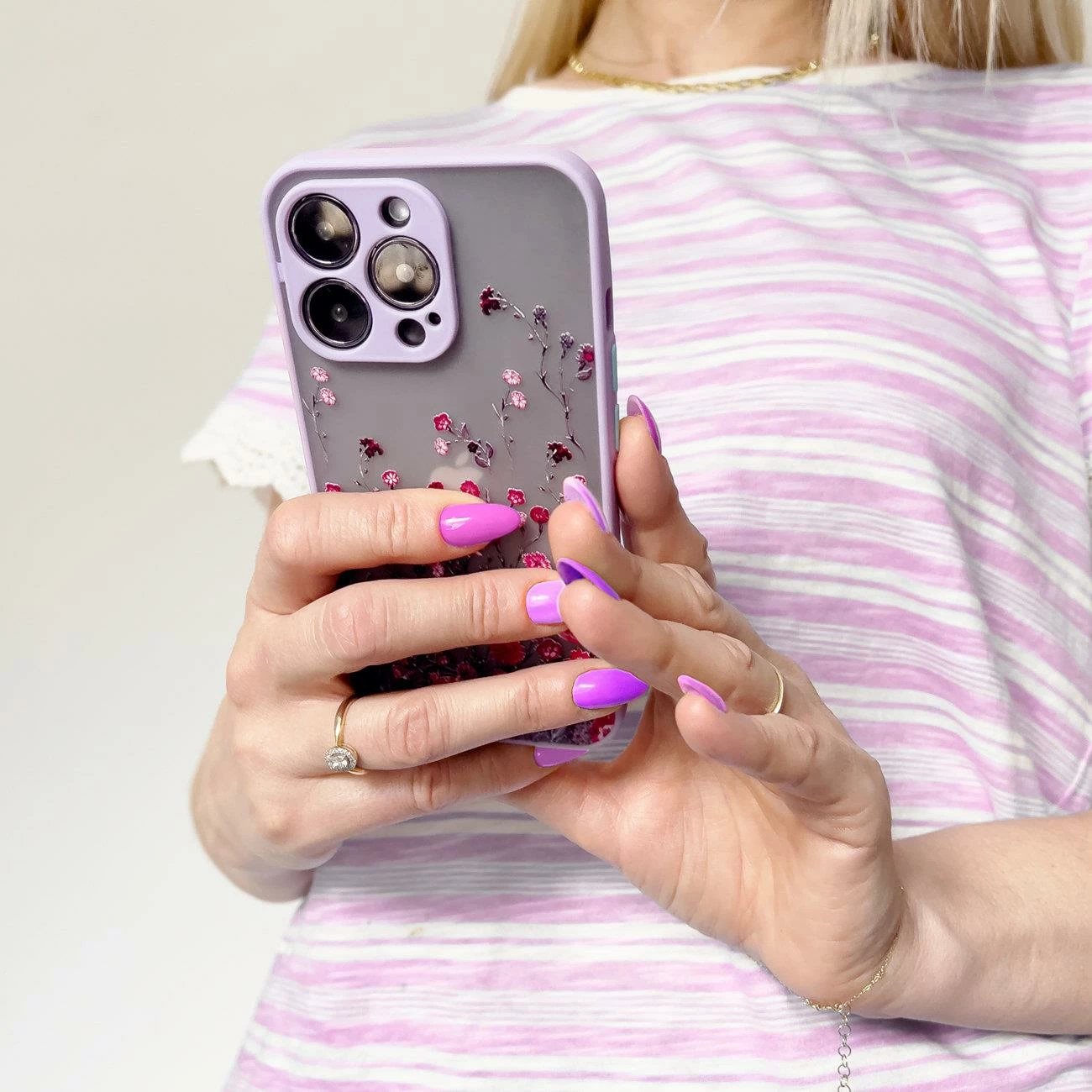 Mbështjellës Hurtel Design Case për Samsung Galaxy A12 5G, lule, kaltër