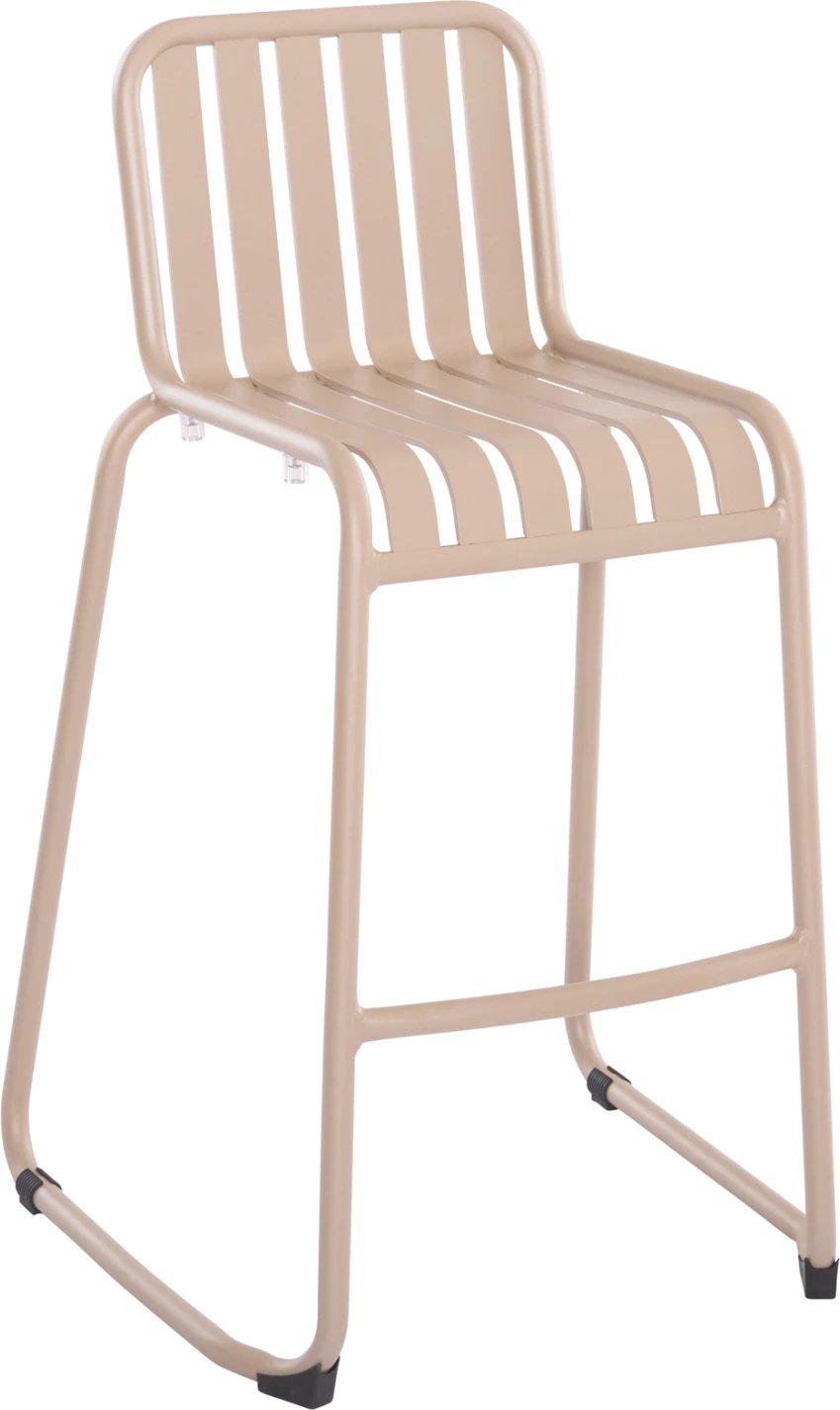 Karrige për bar alumini RACHEL, ngjyrë shampanjë, FH6341.04, 59.5x55x101cm