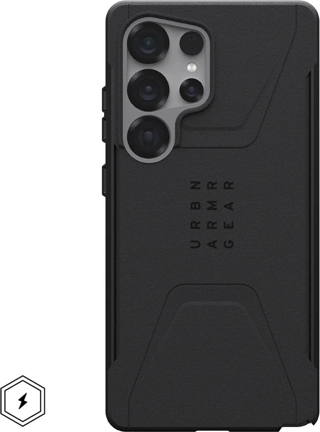 Mbështjellës Urban Armor Gear Civilian për Samsung, 6.8 inç, i zi