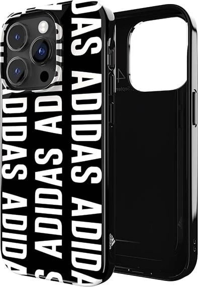 Mbështjellës Adidas OR Snap Case Logo për iPhone 14 Pro 6.1", zi