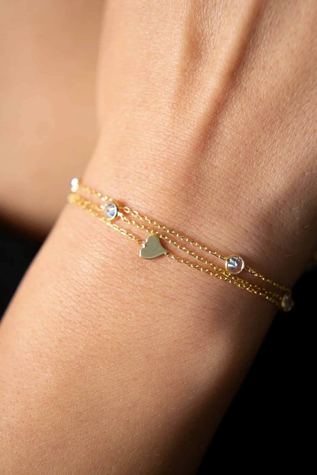 Byzylyk argjendi Elika Silver, ngjyrë ari, TFNY65033