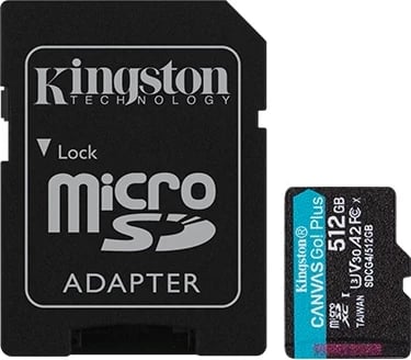 MEM SD MICRO 512GB Canvas Go! Plus + ADP SDCG4/512GB