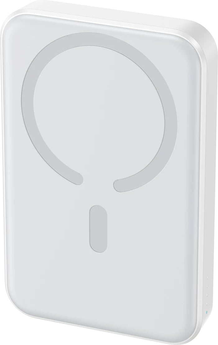 Powerbank Joyroom JR-W020 10000mAh 20W MagSafe Qi USB-C/USB-A 2 porta, kabllo USB-C 0.25m, e bardhë