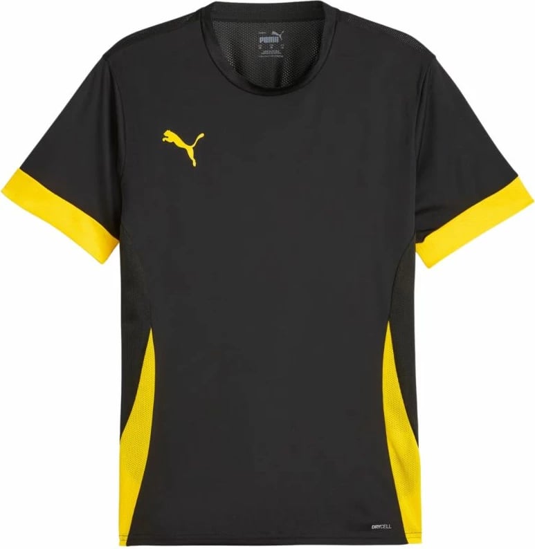 Fanellë për meshkuj Puma, e zezë e verdhë