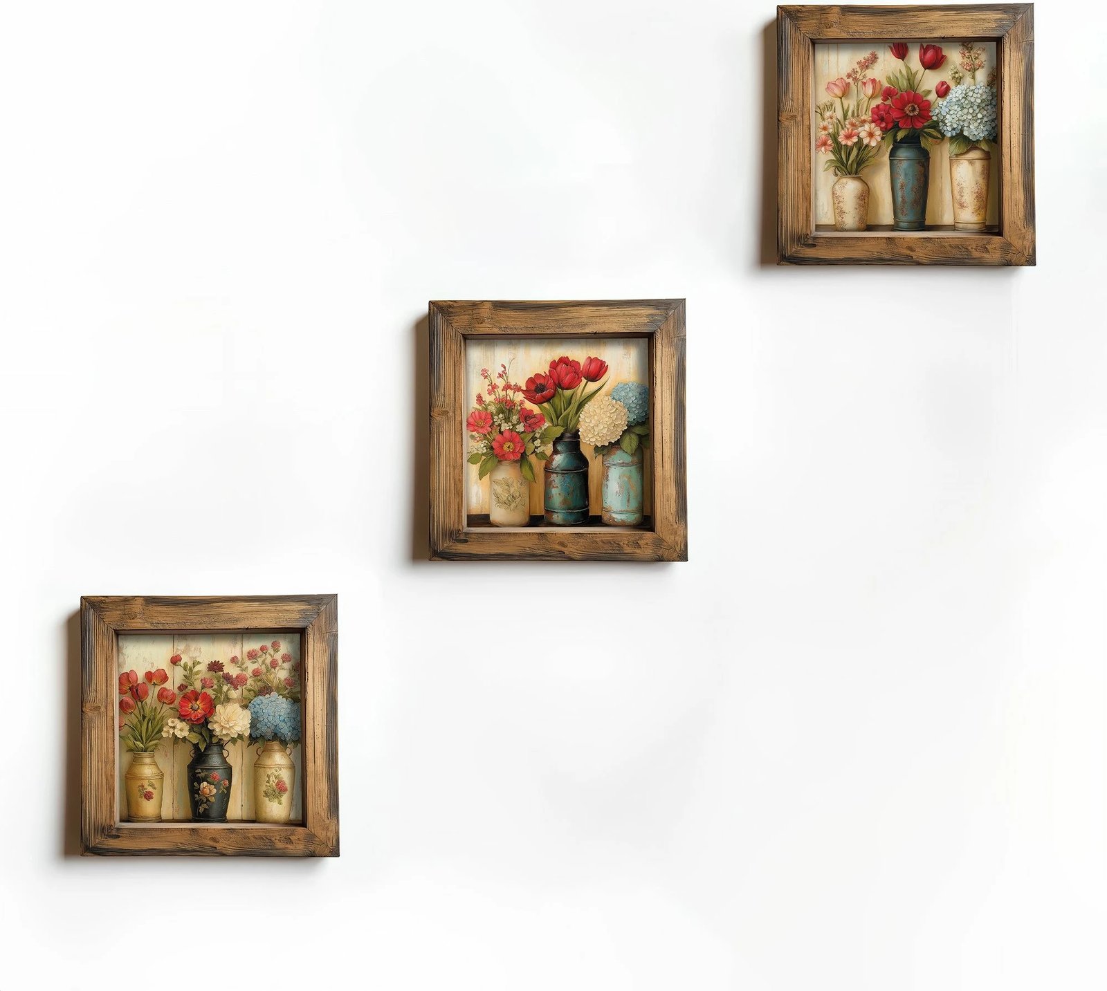 Pikturë dekorative me kornizë MDF (3 copë), Wallity, UKZM064