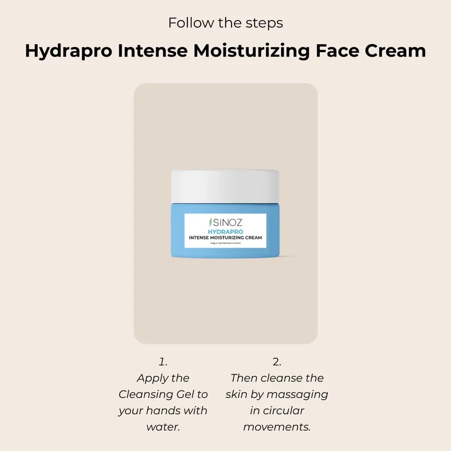 Krem intensiv hidratues për fytyrën Sinoz Hydrapro