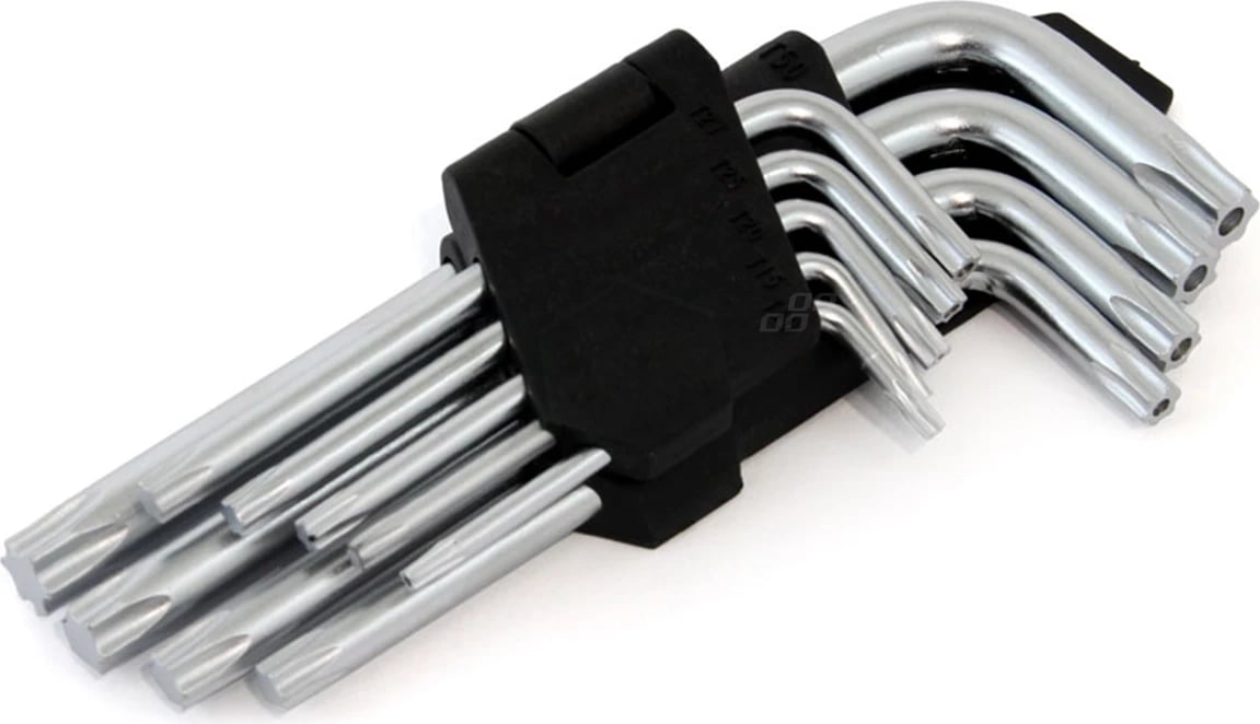 Çelësi TORX I shkurtër 125 mm 9 copë TKS