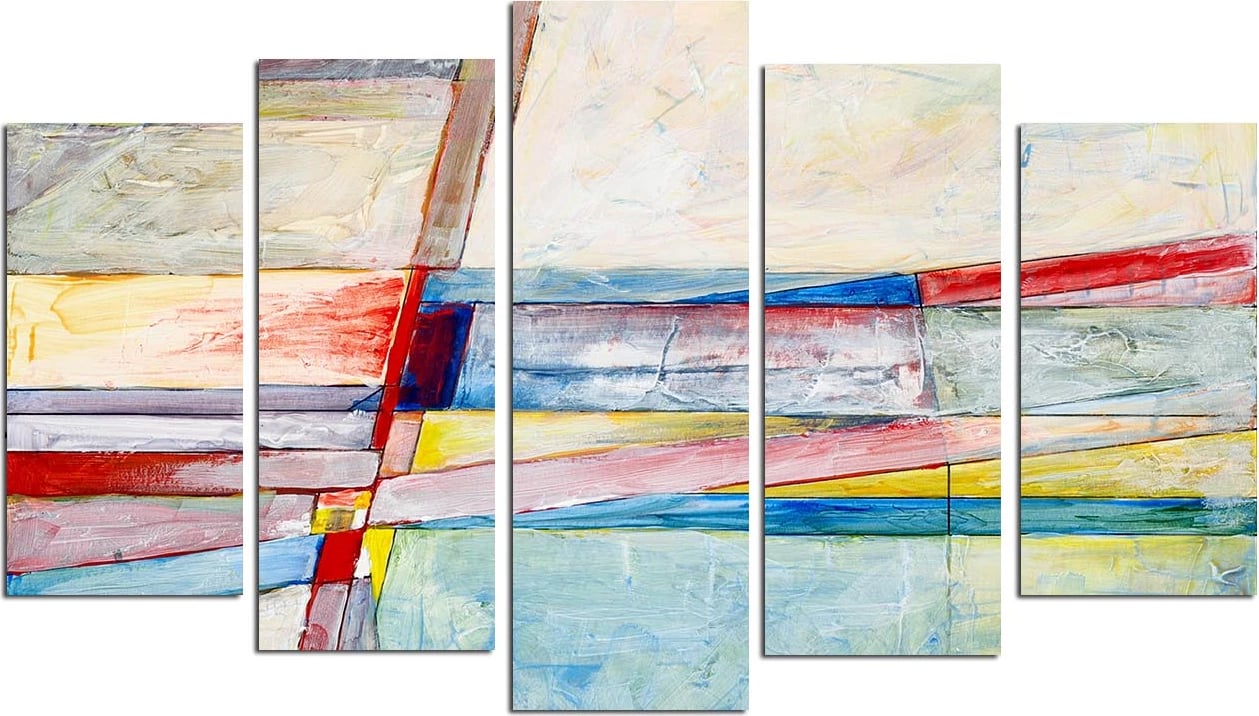 Pikturë dekorative MDF, 5 pjesë, Wallity, 5ABSMDF-51