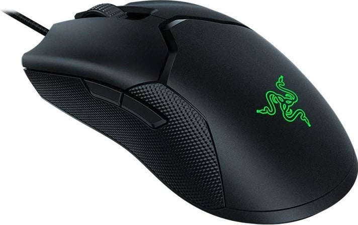 Maus Razer Viper 8KHz RZ01-03580100-R3M1 (RZ0103580100R3M1), 8000 Hz polling, optik switch gjenerata e dytë, me kabllo, i dyanshëm, i zi