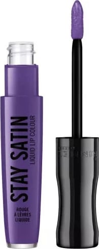 Buzëkuq i lëngshëm Rimmel London Stay Satin 850 Atomic unisex vjollcë 5.5ml