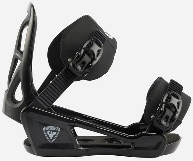 Lidhëse snowboardi Rossignol Rookie S për fëmijë, e zezë