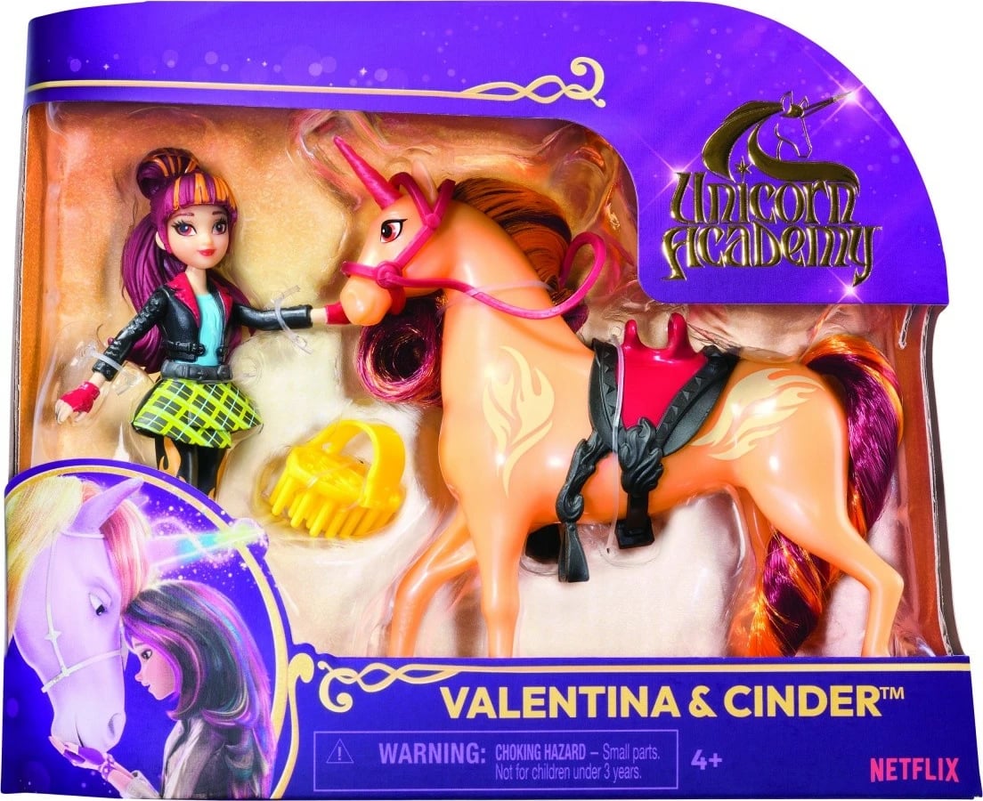 Set figurina Unicorn Academy Spin Master 6071175, Ava dhe Leaf, 11 cm + 13 cm, për vajza Set figurina Unicorn Academy Spin Master 6071175, Ava dhe Leaf, 11 cm + 13 cm, për vajza