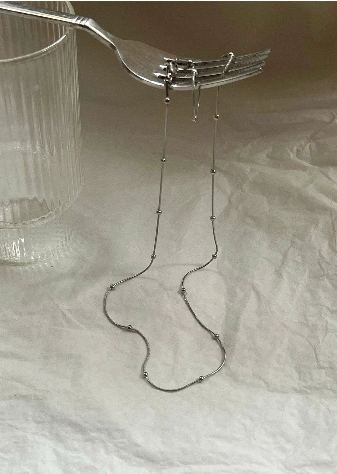 Varëse prej çeliku, ngjyrë argjendi, Jumeon, KPEGMSA1266, 60cm