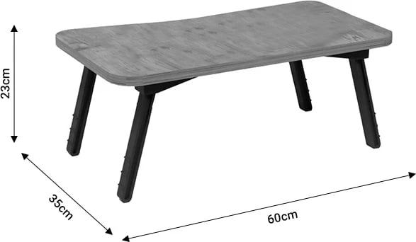 Mbajtëse laptopi Rahe, melaminë anthracite-metal i zi, 60x35x23cm Mbajtëse laptopi Rahe, melaminë anthracite-metal i zi, 60x35x23cm