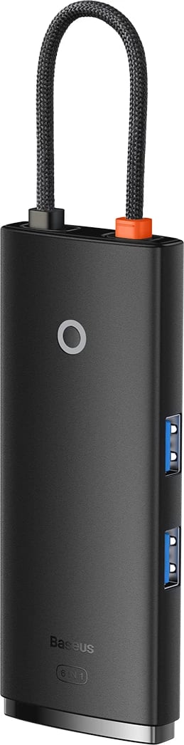 HUB multifunksional Baseus Lite Series WKQX050101, 2x USB 3.0, USB Type-C PD, HDMI 1.4, SD/TF, i zi