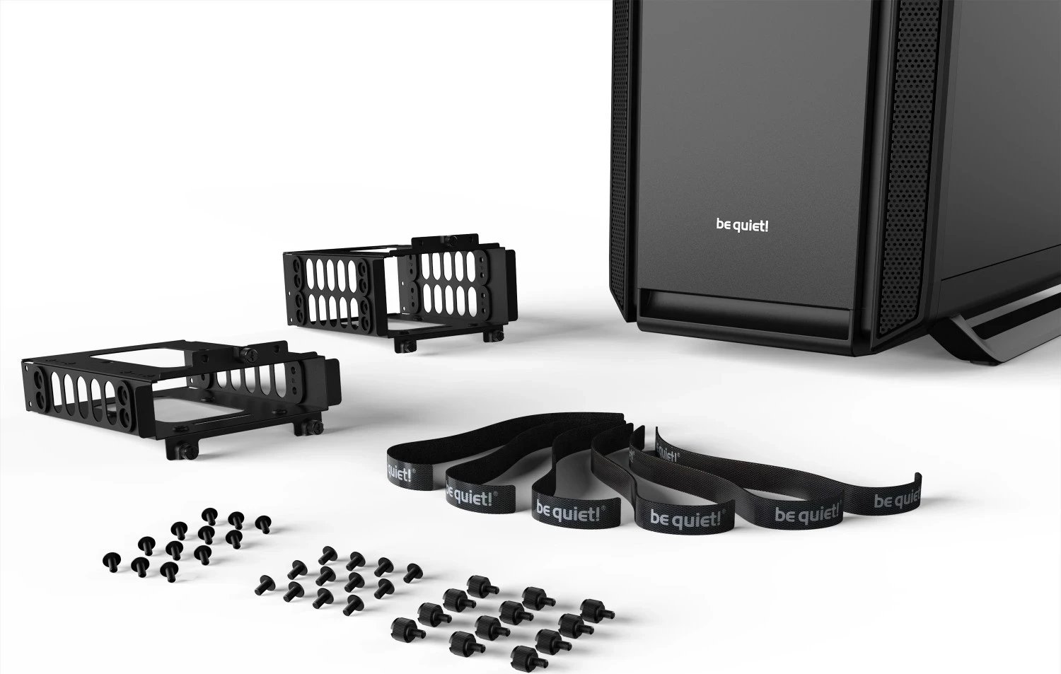 Kasë kompjuteri Be Quiet!, Silent Base 802, me xham, i zi