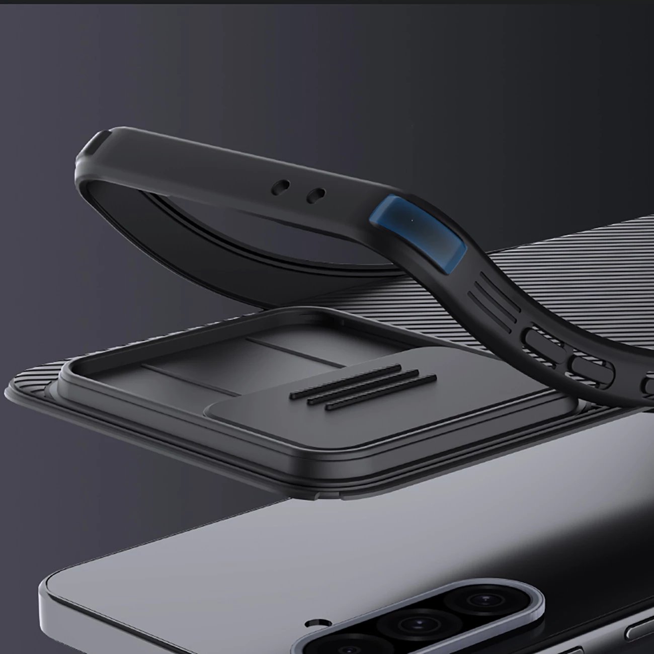 Mbështjellës Nillkin CamShield Pro Magnetic për Samsung Galaxy A36 5G, i zi