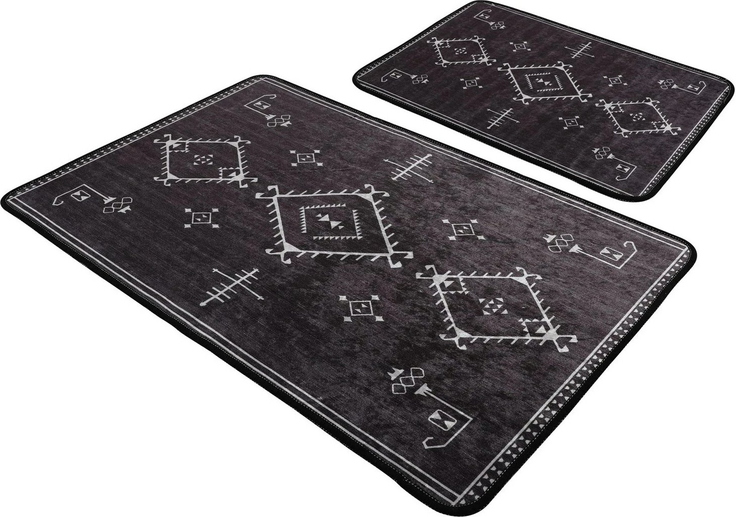 Set tapetash për banjo (2 copë), Mijölnir, ngjyrë gri e errët