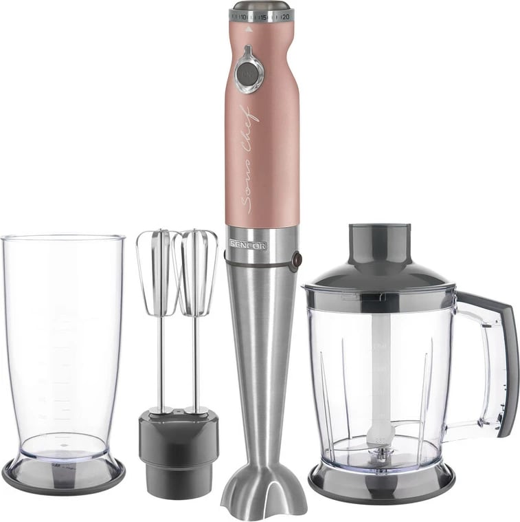 Blender dore 4-në-1 Sencor SHB 5605RS-EUE3, rozë